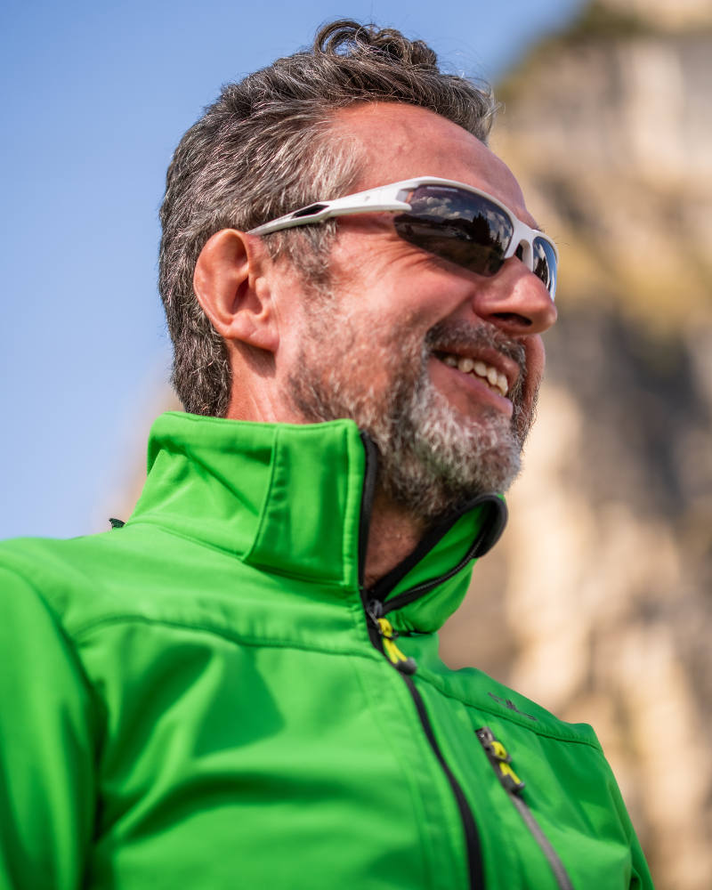 bifocal hiking glasses photochromic lenses tiger sun reading white color