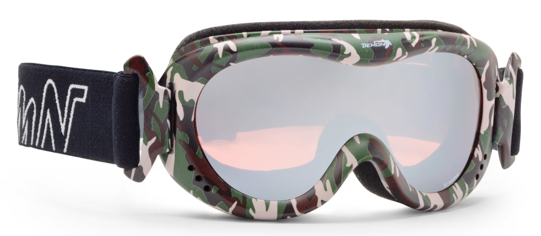 Ski Goggles for Children with Single Orange Lens S2 – Demon Sunglasses