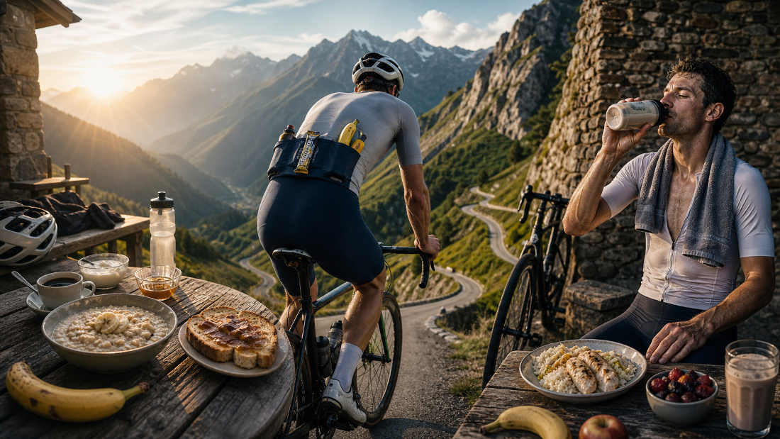 Qué come un ciclista en una etapa de montaña: Guía completa