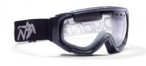 Ski and snowboard goggles with category 1 transparent lenses