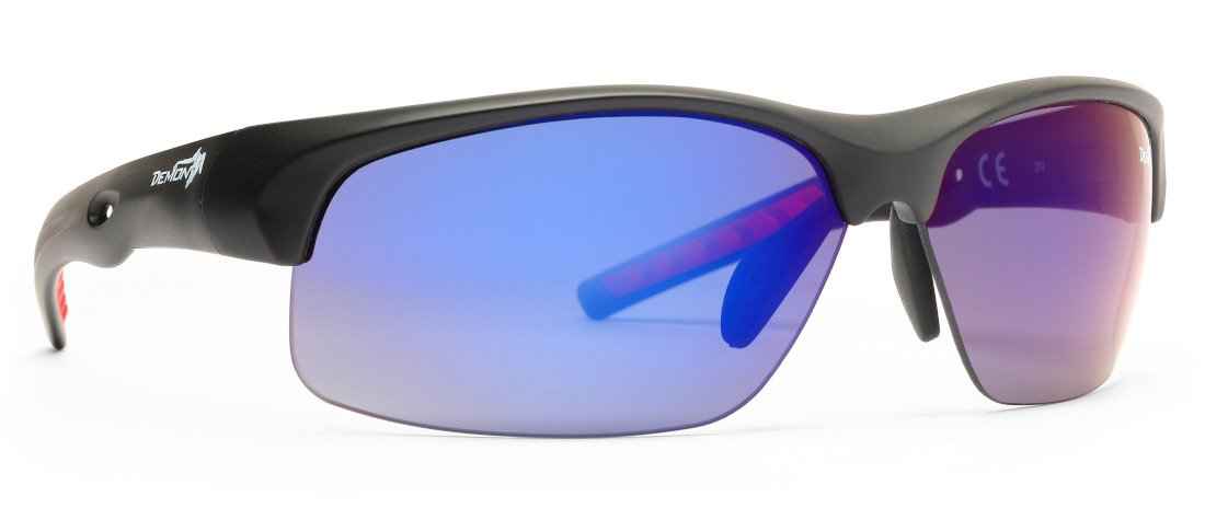 Dchange mirrored lens running glasses fusion model matt black