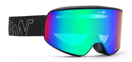 SOULAR Matt Black Orange Green Mirror