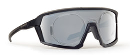 GRAVEL RX DMIRROR Silver Mirror Matt Black
