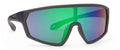 Gafas de ciclismo para niños con lentes espejadas, para edades de 8 a 13 años, color negro mate.