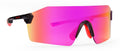 cycling glasses with mask mirrored lens with high contrast ultralight frame super feather model