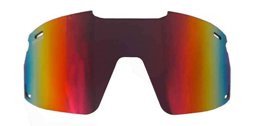 demon speed vent replacement lens mirrored red multicolor