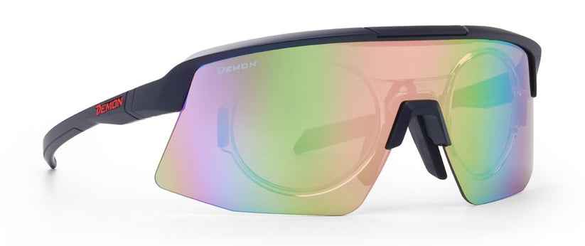 eyeglasses for cycling with mask mirrored lens for racing bikes