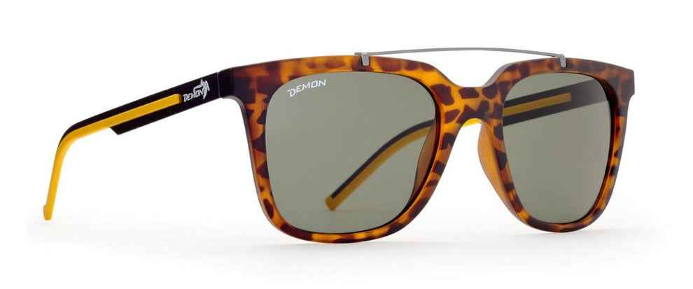 fashion glasses with double metal bridge fashion 1 model matt brown