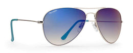 Silver Blue Mirror