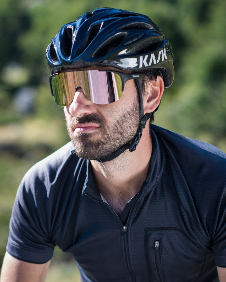glasses for road cycling pink mirrored lens goggle model stubaier