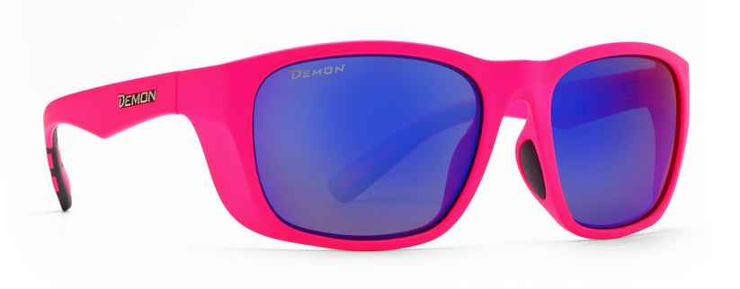 glasses woman fuchsia lateral protection from light mirrored lenses