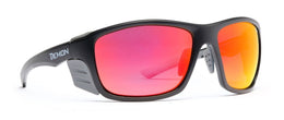 PLANET Red Mirror Lenses Matt Black