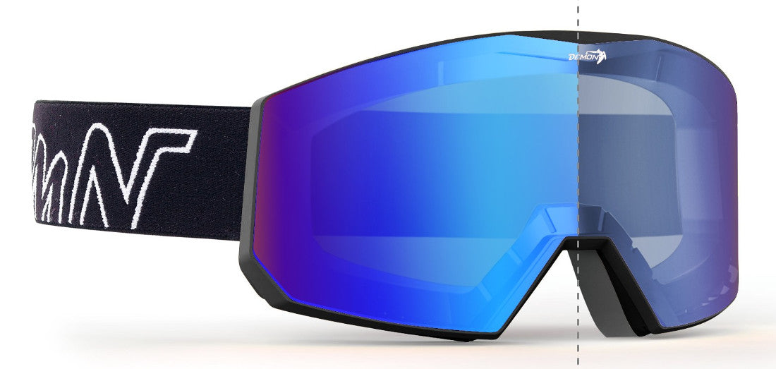 men otg ski mask with photochromic mirrored dchrom lens