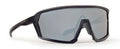 mirrored hiking glasses gravel model black silver