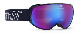 FUN Matt Black Orange Blue Mirror