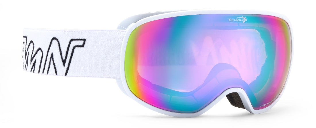 mirrored otg ski goggle for prescription glasses fun model