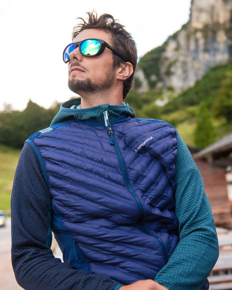 mirrored polarized mountain trekking sunglasses style model