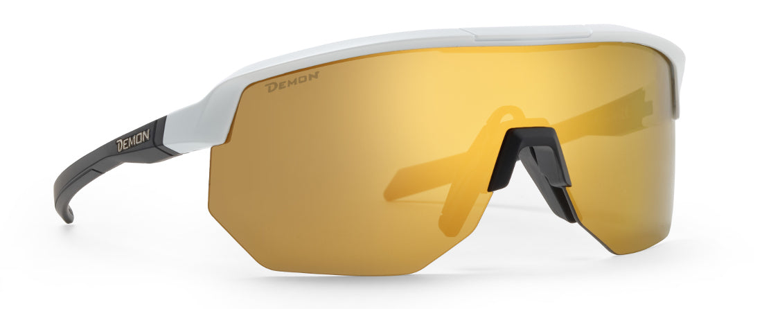 mirrored single lens mountain hiking sunglasses fiandre model