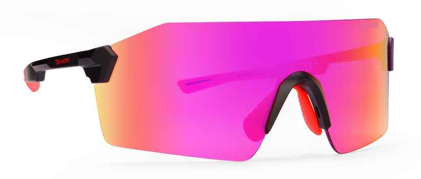 mountain glasses for hiking mirrored lens illumia super feather model