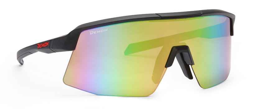 mtb glasses mirrored goggle black roubaix model
