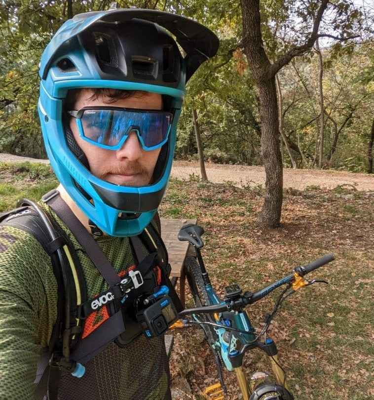 mtb photochromic glasses mirrored lens gravel model