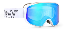 PROVIDER Matt White Orange Blue Mirror