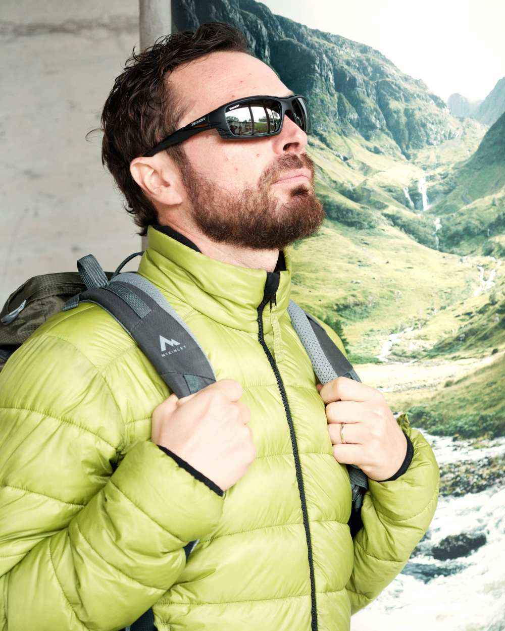 photochromic polarized silver mirrored mountaineering glasses outdoor model