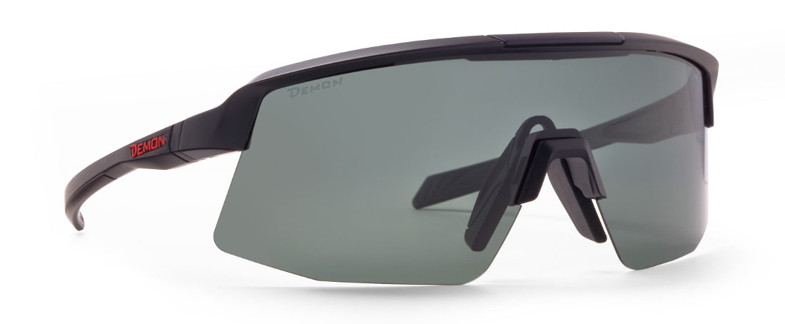 polarized shield cycling glasses roubaix model