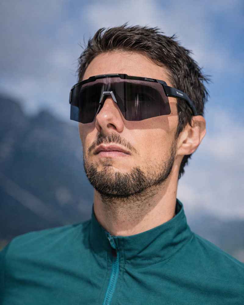 polarized shield trail running sunglasses liegi model