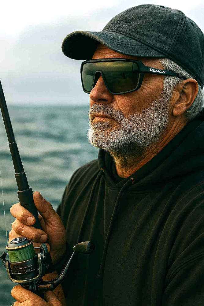 polarized wraparound glasses for sport fishing for freshwater and saltwater