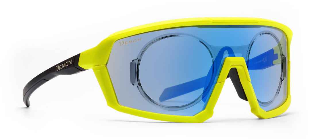 GRAVEL GRAVEL Neon Yellow Includes CLIP-IN for Prescription Lenses