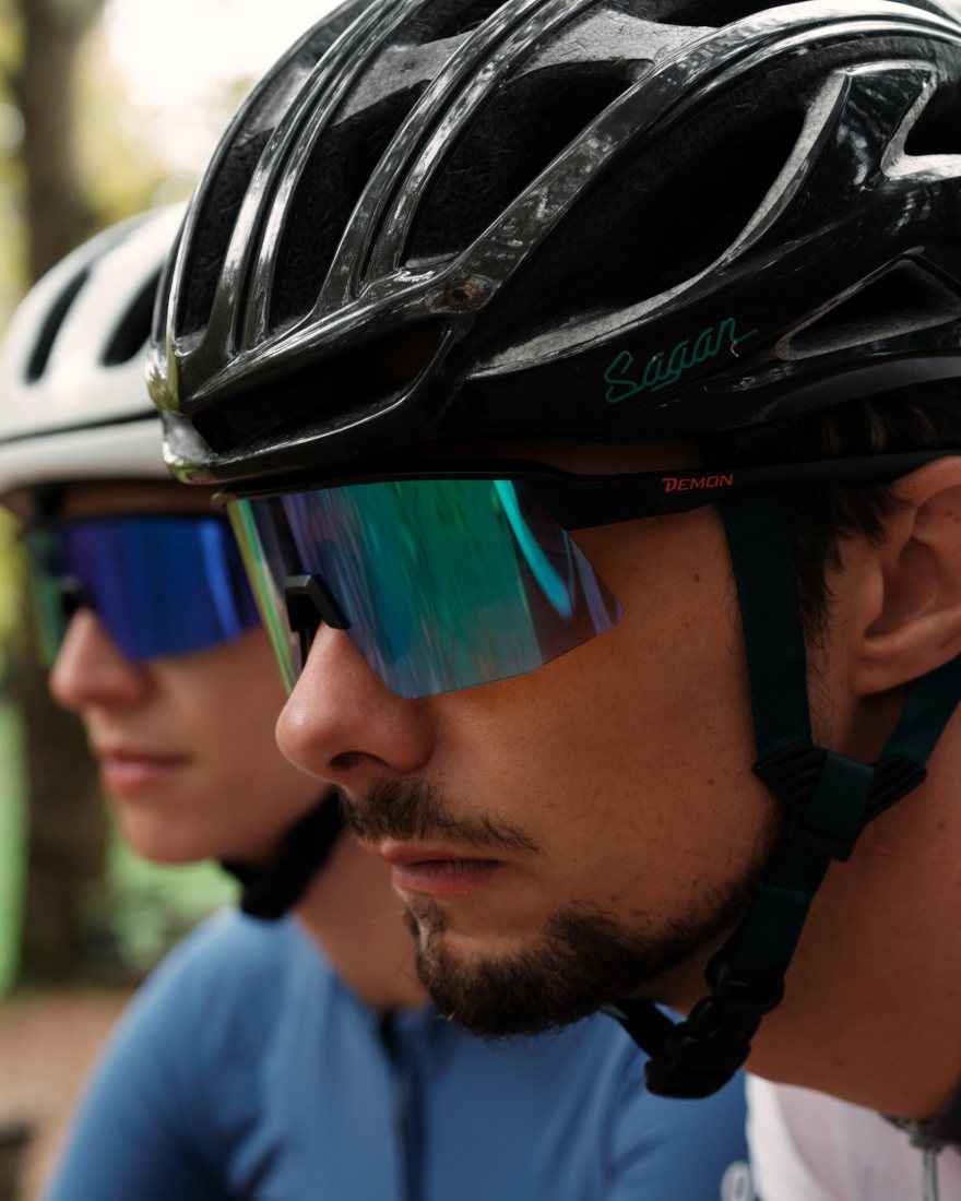 prescription road cycling glasses mirrored lens roubaix model