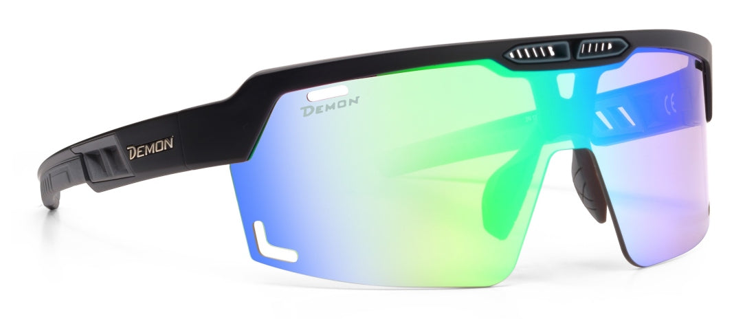 road cycling and mtb mirrored glasses speedvent model rose category 2 lens