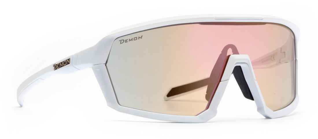 running and triathlon glasses with photochromic mirrored lens gravel