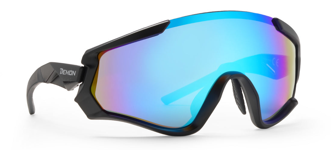 single lens mirrored cycling glasses krono