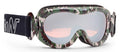 Gafas de esquí para niños con lente naranja individual s2 snow 6 espejo color militar