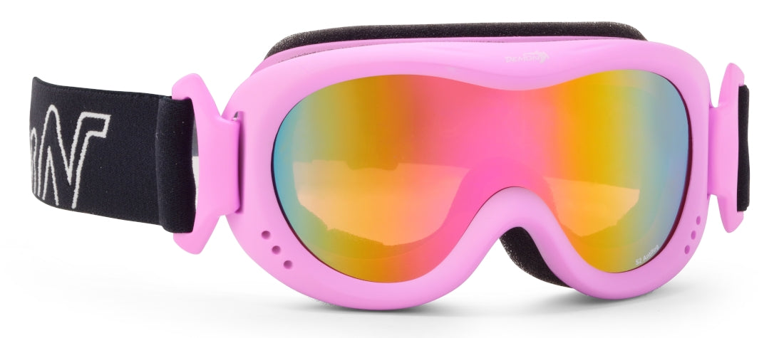 ski goggles fo children with single orange lens s2 snow 6 mirror light purple