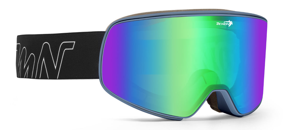 ski mask otg view with mirrored orange lens soular matt avio