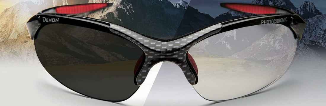 sports glasses photochromic lenses 832 model carbon color