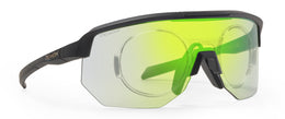 FIANDRE (Optical clip Included) Matt Black – Yellow mirrored photochromic lens DCHROM® Category 1–3