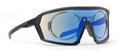 sports prescription glasses with photochromic mirrored lens gravel model gravel model