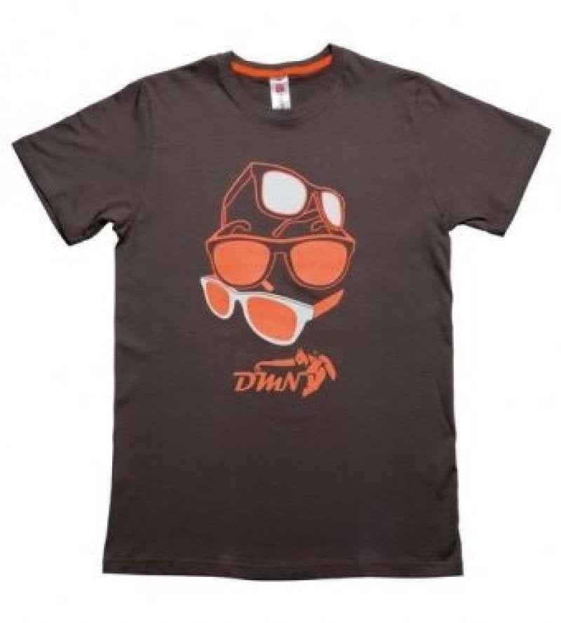 Camiseta DMN naranja fluorescente