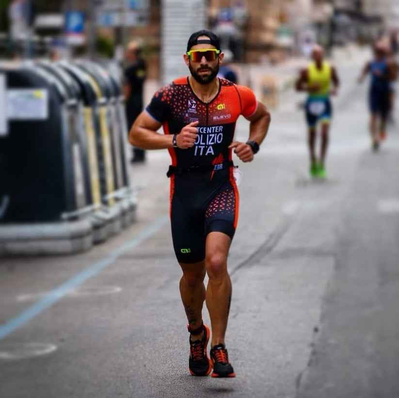triathlon and running glasses with mask mirrored lens neon yellow speedvent model