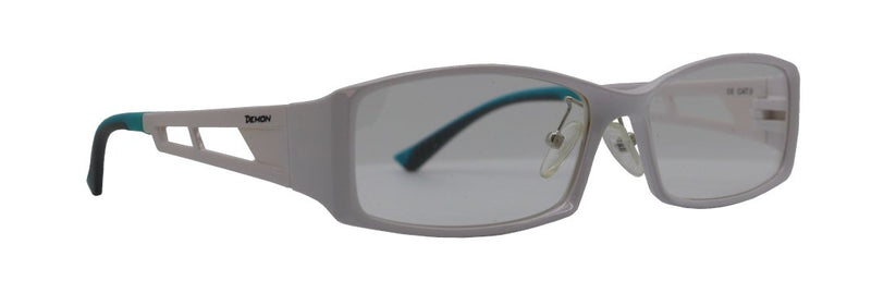ultra light and elastic opto metal opto metal sports optical frame for running color white