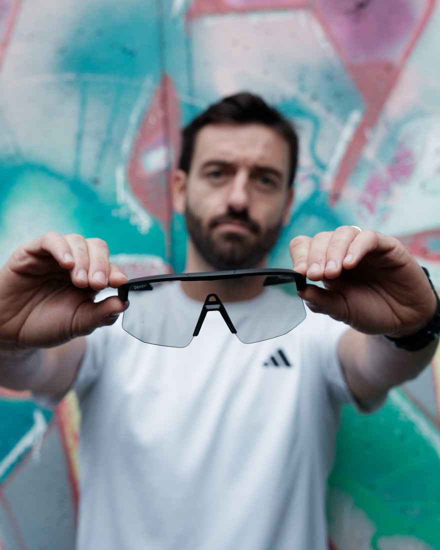 urban running photochromic mirrored lens roubaix model