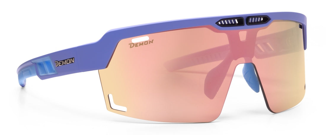 woman road cycling and mtb mirrored glasses speedvent model