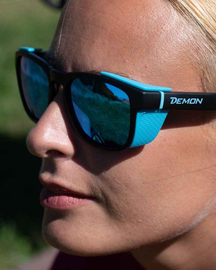 women_s mountain sunglasses polarized mirrored blue lenses model xlite j