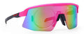 womens glasses for cycling color fuchsia roubaix model for monofocal and progressive lenses