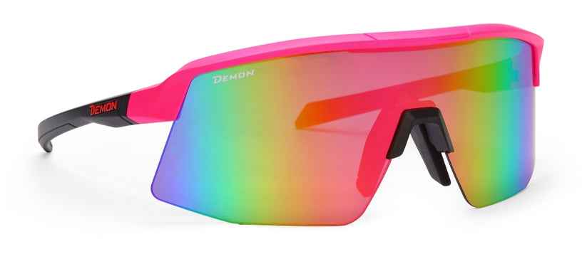 womens glasses for mountain bike mirrored lens color fuchsia magenta roubaix model