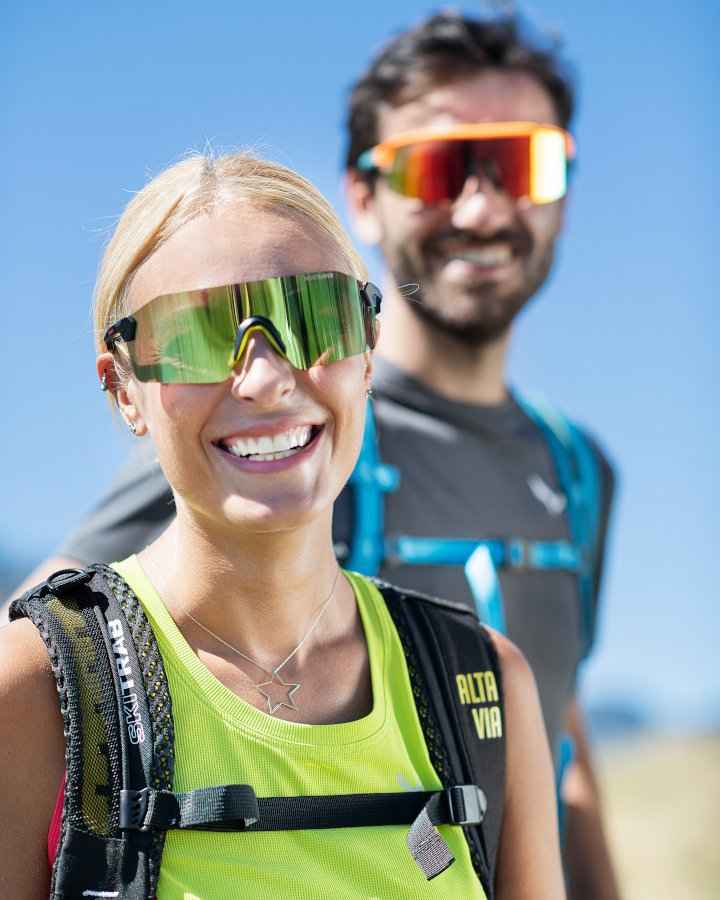 womens hiking glasses with mask mirrored lens offroad super feather model